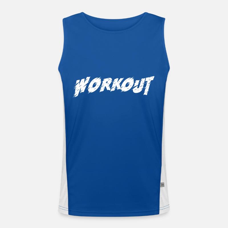 Workout Men's Functional Contrast Tank Top 