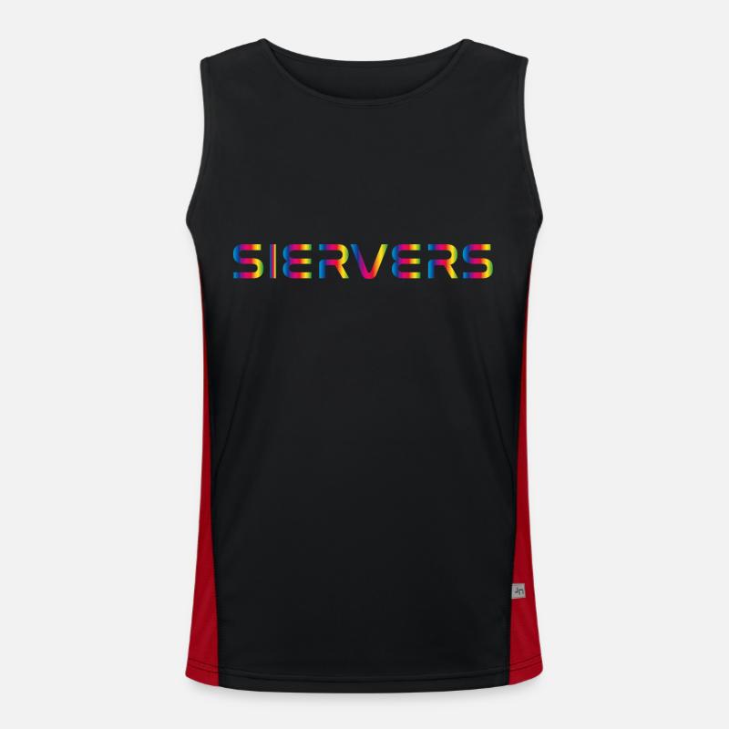 siervers 2 Funktionelles Kontrast-Tank Top für Männer 
