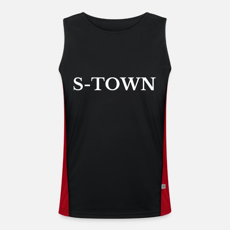 Stuttgart S-Town Funktionelles Kontrast-Tank Top für Männer 
