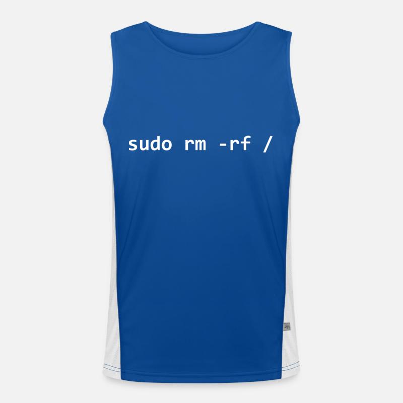 Sudo rm rf Funktionelles Kontrast-Tank Top für Männer 