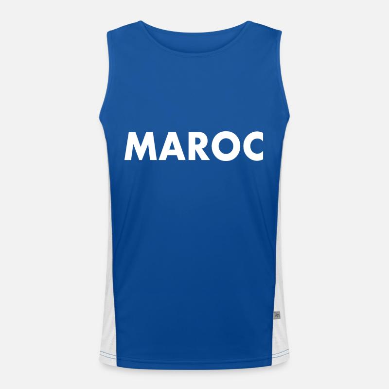 Maroc Funktionelles Kontrast-Tank Top für Männer 
