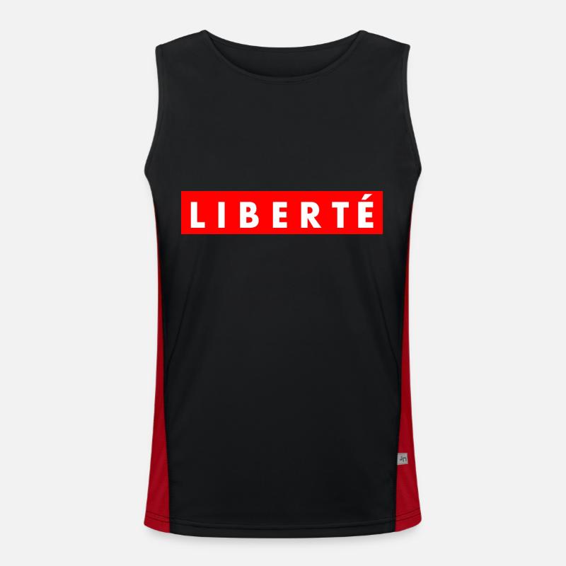 Liberté Funktionelles Kontrast-Tank Top für Männer 