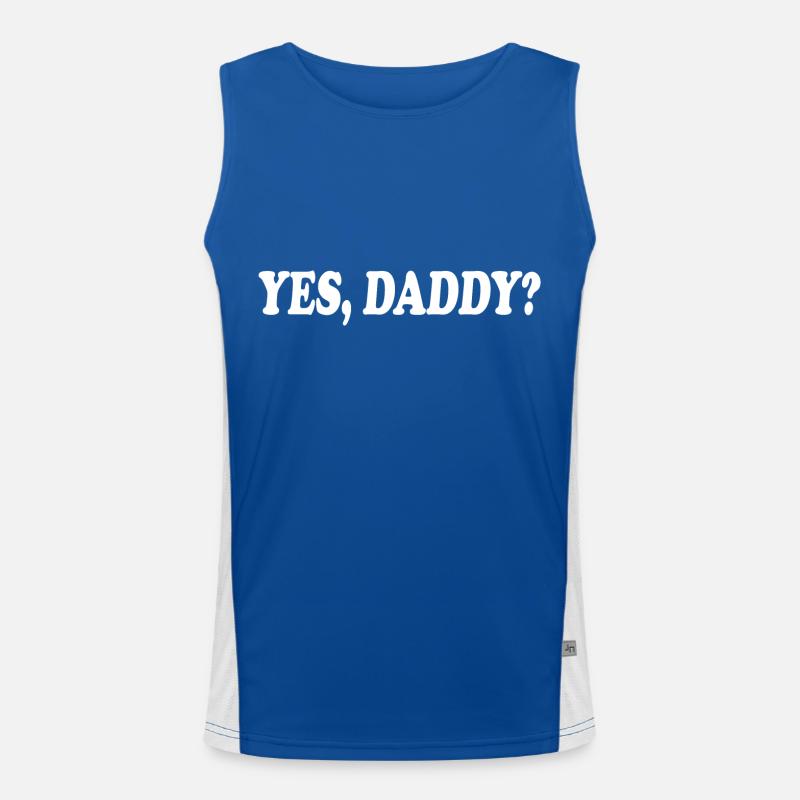 Yes daddy Men's Functional Contrast Tank Top 