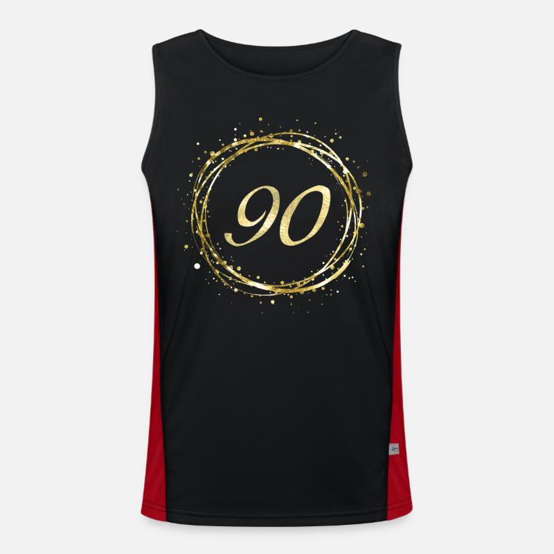 90 Funktionelles Kontrast-Tank Top für Männer 