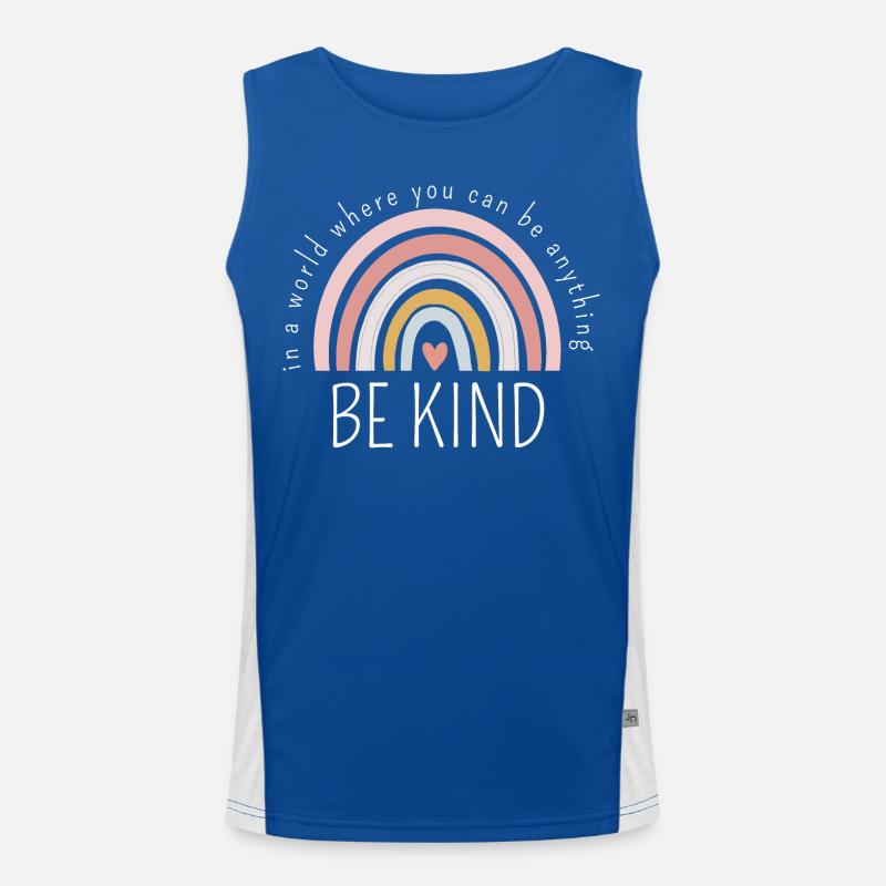 SEI FREUNDLICH Funktionelles Kontrast-Tank Top für Männer 