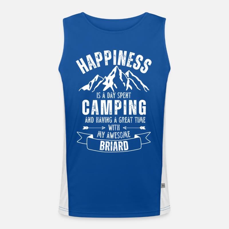 Camping et Briard Débardeur respirant contrasté Homme 