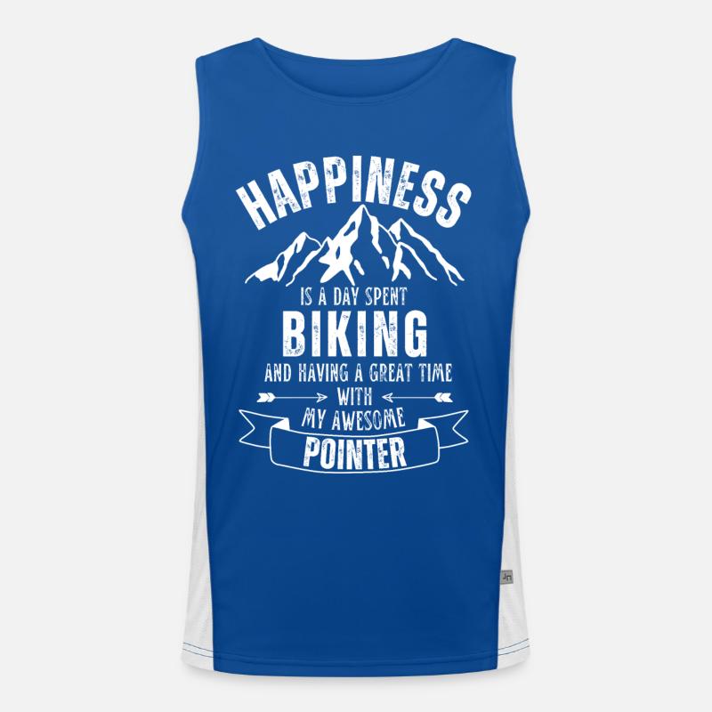 Cycling and Pointer Men's Functional Contrast Tank Top 