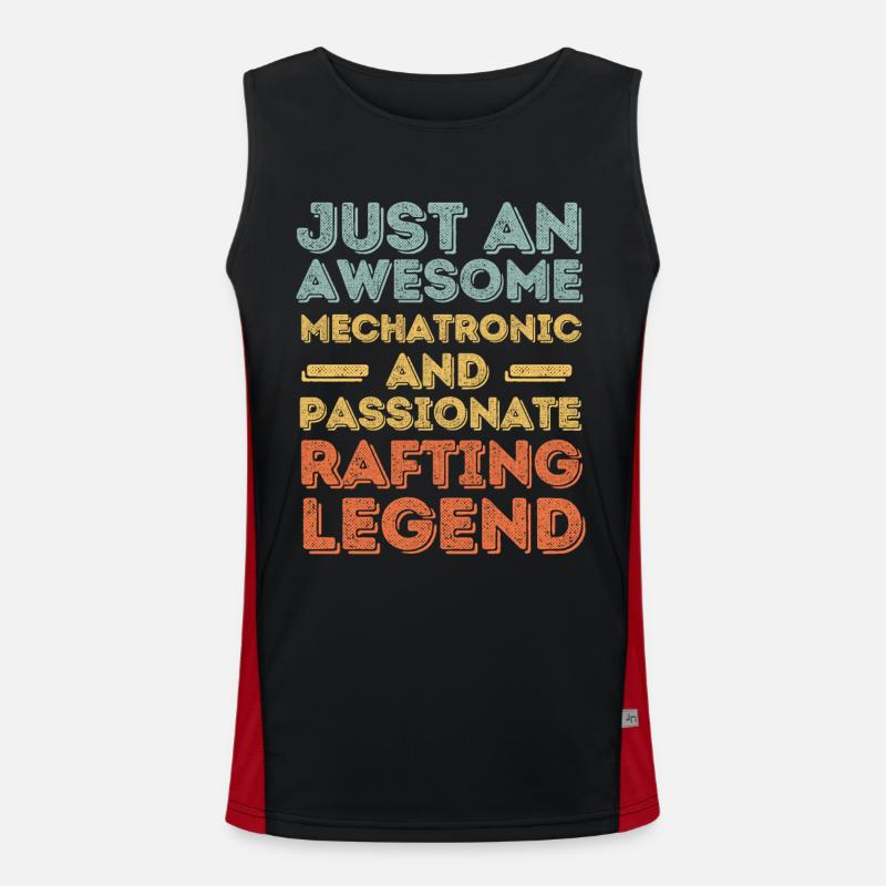 Mécatronique Rafting rétro Débardeur respirant contrasté Homme 