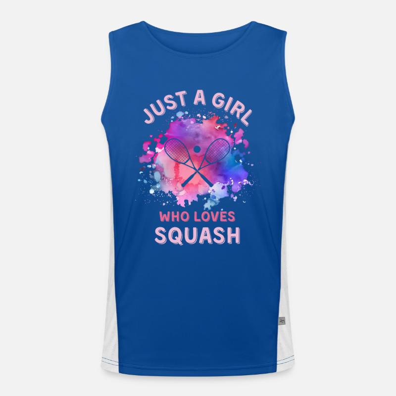 Frauen Squash Mädchen Funktionelles Kontrast-Tank Top für Männer 