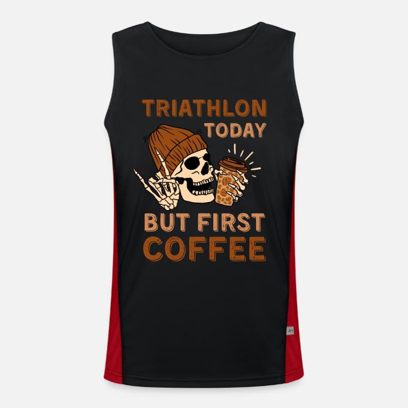 Café Triathlon squelette Débardeur respirant contrasté Homme 