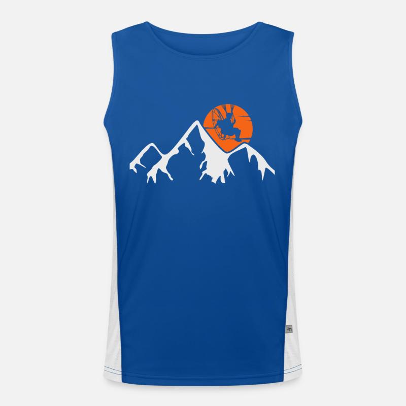 Paramotoring Men's Functional Contrast Tank Top 