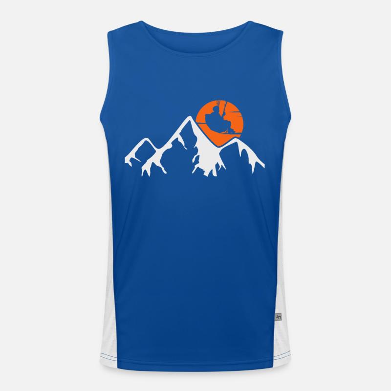 Paragliding Men's Functional Contrast Tank Top 
