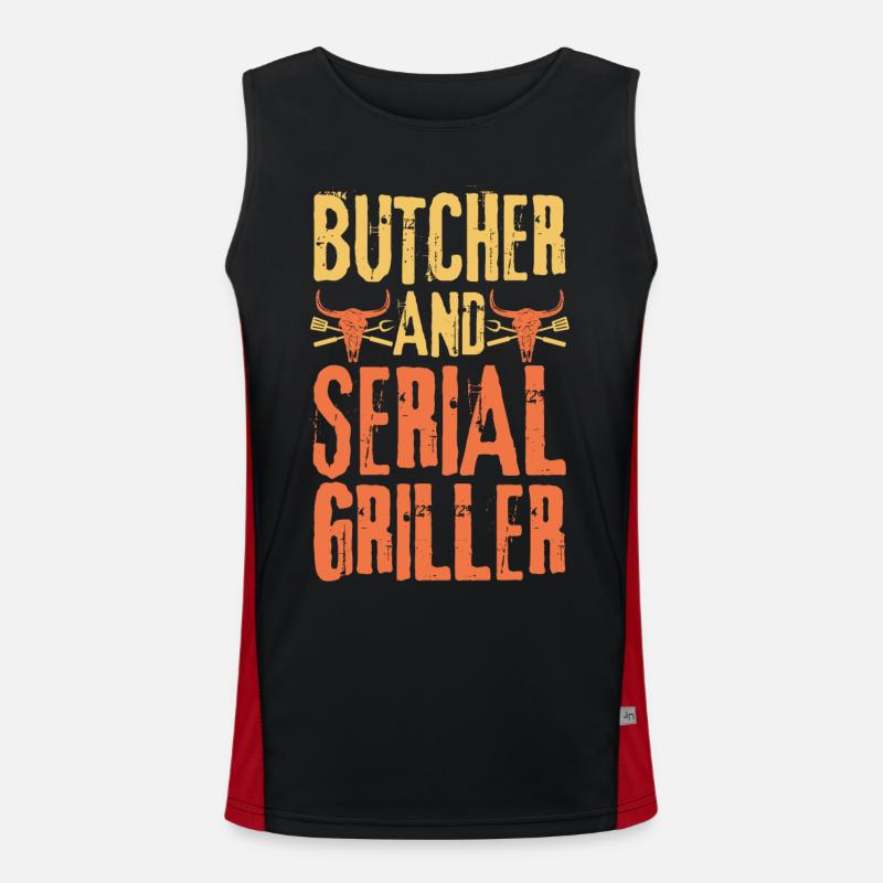 Boucher et Serial Griller Débardeur respirant contrasté Homme 