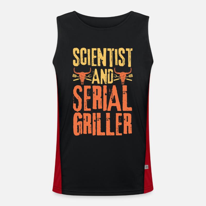 Scientifique et Serial Griller Débardeur respirant contrasté Homme 