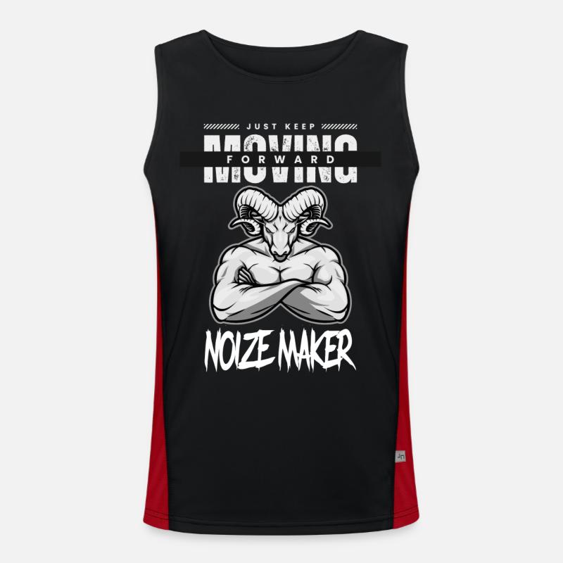 Noize-Maker Funktionelles Kontrast-Tank Top für Männer 