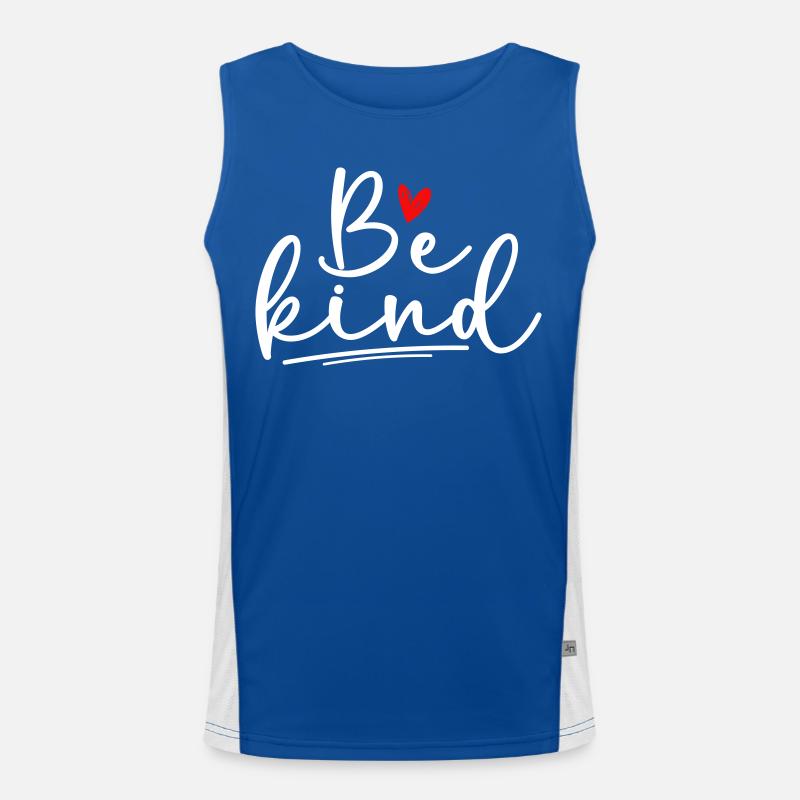 freundlich sein Funktionelles Kontrast-Tank Top für Männer 