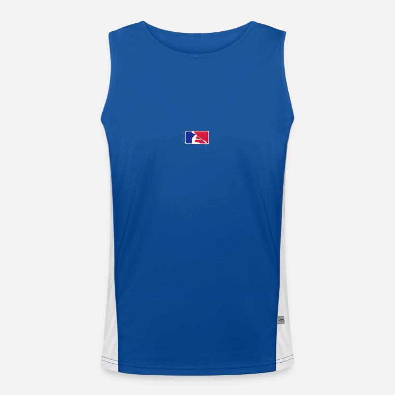 Kanu mit Frame Funktionelles Kontrast-Tank Top für Männer 