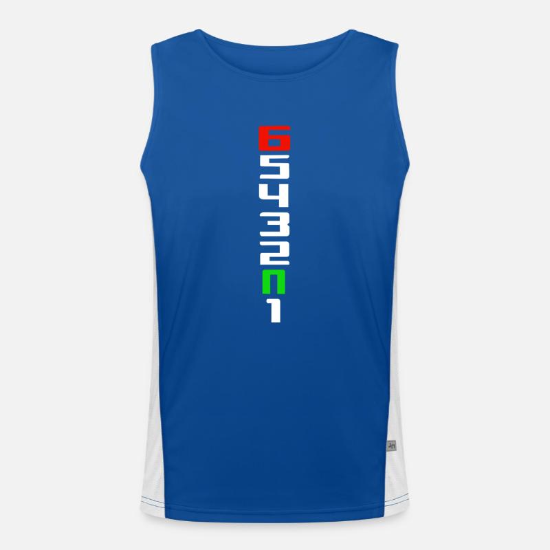 Motorrad ONE UP SIX DOWN Funktionelles Kontrast-Tank Top für Männer 