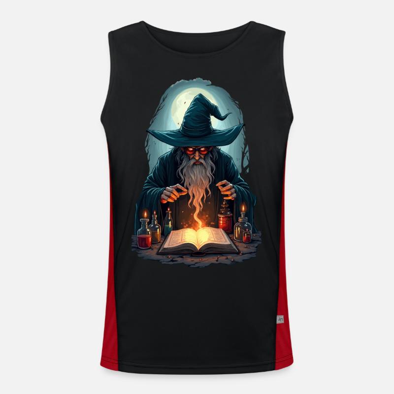 Spell Master Men's Functional Contrast Tank Top 
