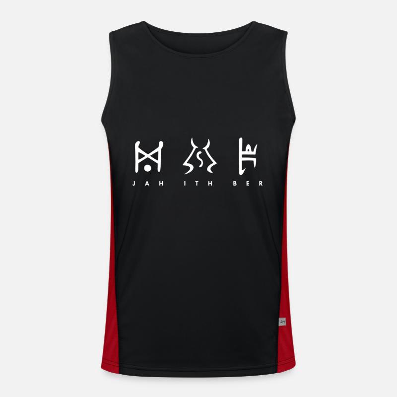 D2R Runic word Enigma Men's Functional Contrast Tank Top 