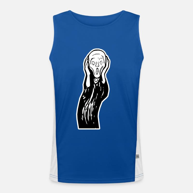 Scream Face Men's Functional Contrast Tank Top 