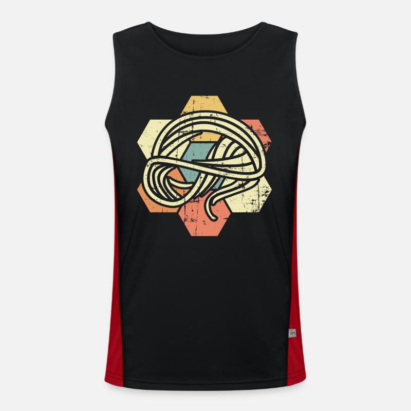 spaghetti Men's Functional Contrast Tank Top 