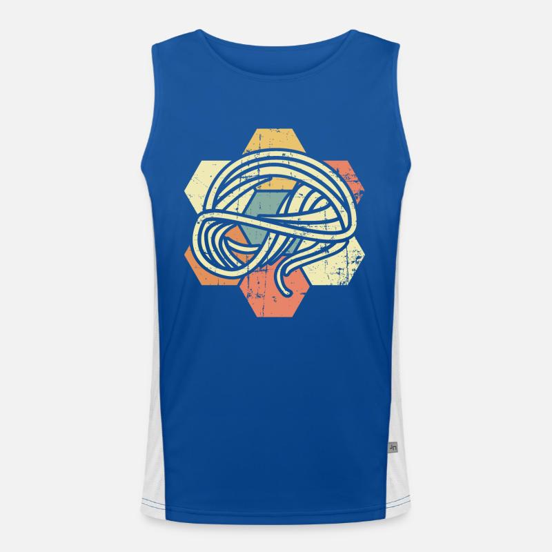 Spaghetti Débardeur respirant contrasté Homme 