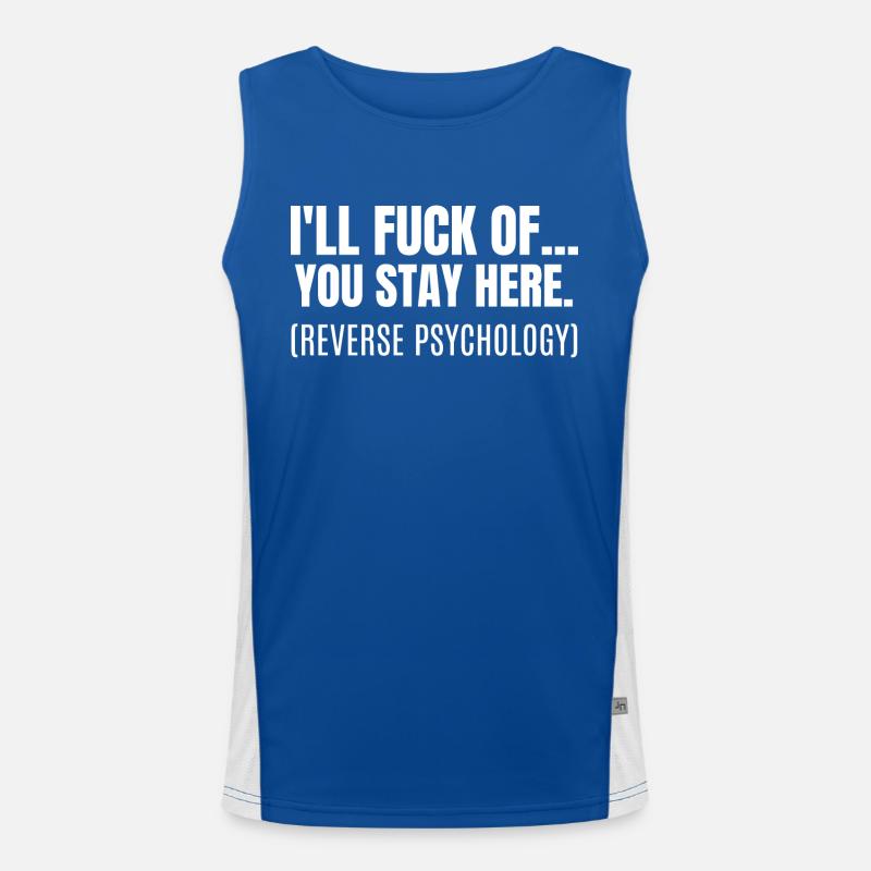 Reverse Psychology Men's Functional Contrast Tank Top 