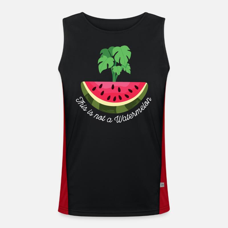 THIS IS NOT A WATERMELON Débardeur respirant contrasté Homme 