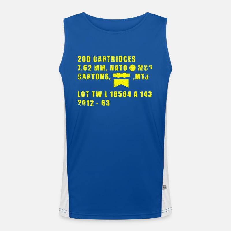 Ammo Box Men's Functional Contrast Tank Top 