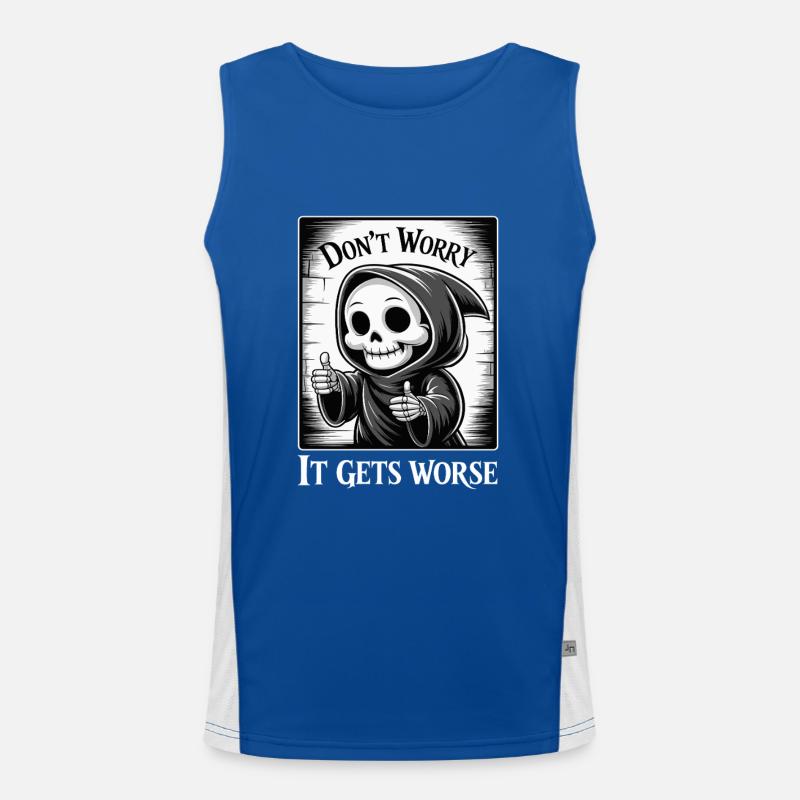 Keine Sorge, es wird noch schlimmer Funktionelles Kontrast-Tank Top für Männer 