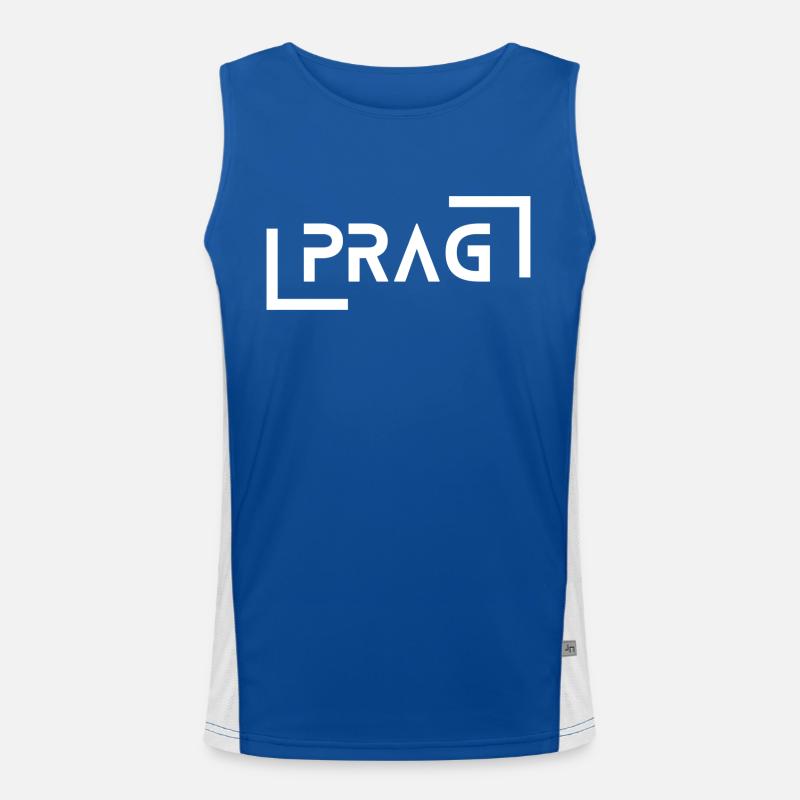 Prag Funktionelles Kontrast-Tank Top für Männer 