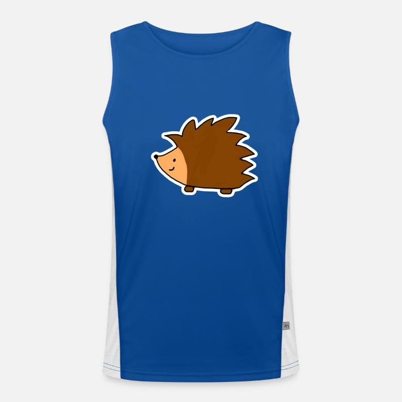 Igel Funktionelles Kontrast-Tank Top für Männer 