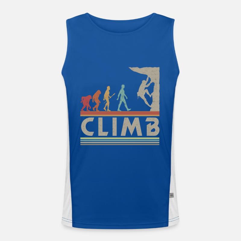 Climb Evolution Escalade Funny Climber Boulder Débardeur respirant contrasté Homme 