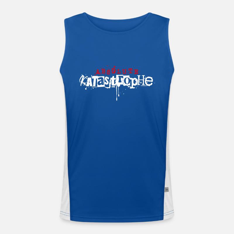 Absolute Katastrophe Funktionelles Kontrast-Tank Top für Männer 