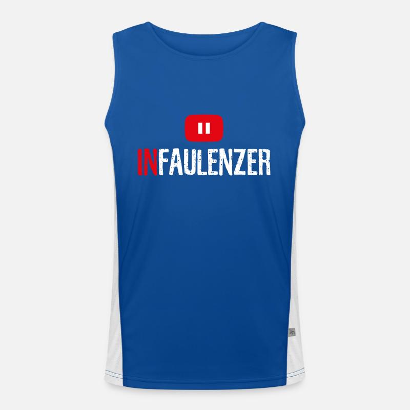 Lazy Men's Functional Contrast Tank Top 