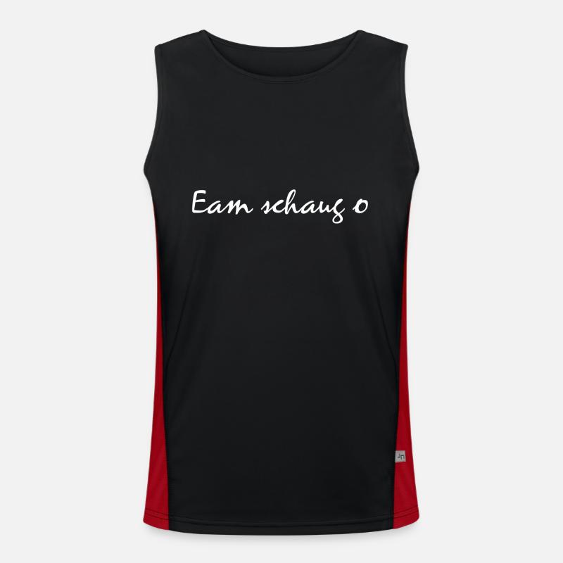 Eam schaug o Funktionelles Kontrast-Tank Top für Männer 