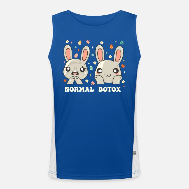 Easter Easter Plastic Surgeon Botox Men's Functional Contrast Tank Top 