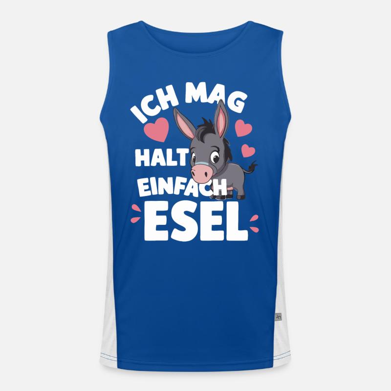 Donkey Donkey Mule Muli Men's Functional Contrast Tank Top 