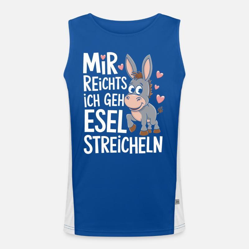 Donkey Donkey Mule Muli Men's Functional Contrast Tank Top 