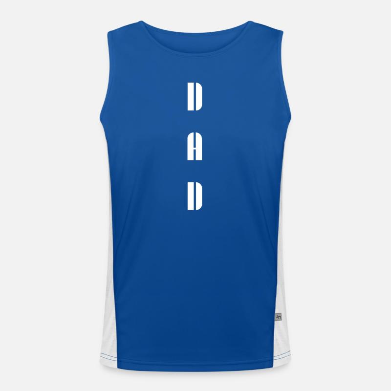Papa Funktionelles Kontrast-Tank Top für Männer 