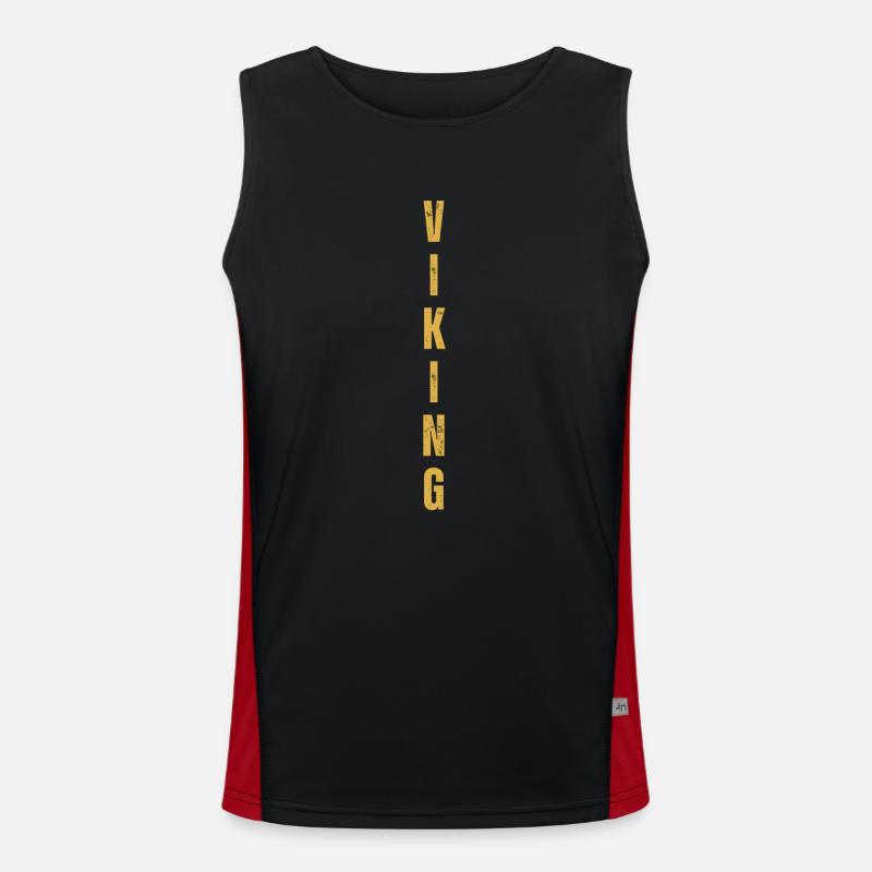 Texte viking Débardeur respirant contrasté Homme 