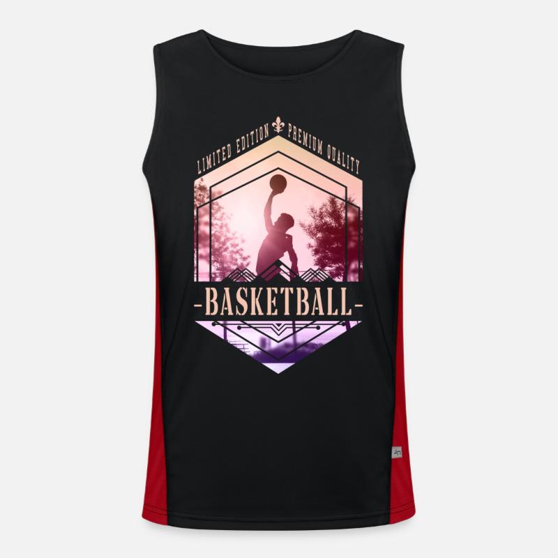 Basketteur Basketteur Dunking Sport Player Débardeur respirant contrasté Homme 