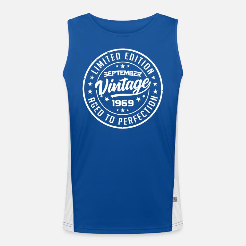 September 1969 Geburtstagsgeschenk September 1969 Funktionelles Kontrast-Tank Top für Männer 