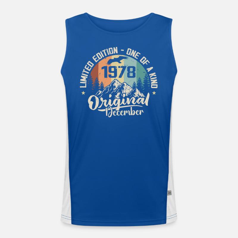 Dezember 1978 Geburtstag - Dezember 1978 Geschenk Funktionelles Kontrast-Tank Top für Männer 