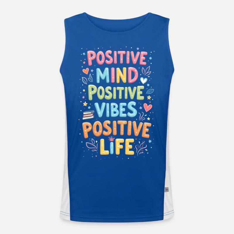 positivity Men's Functional Contrast Tank Top 