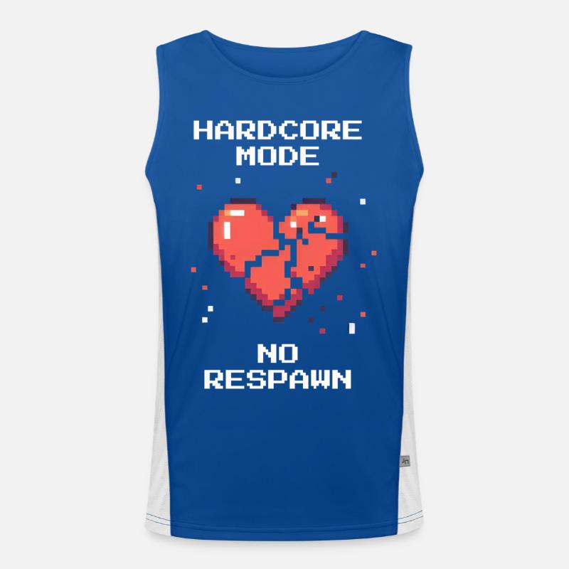 Mode hardcore | Humour de croque-mort Débardeur respirant contrasté Homme 