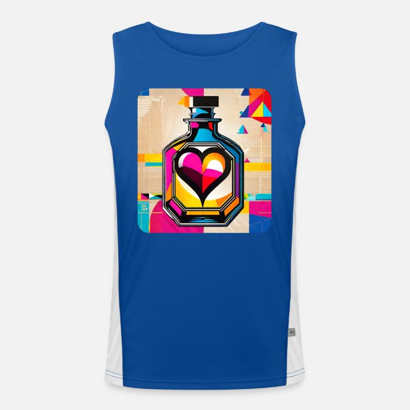 Élixir d’amour Débardeur respirant contrasté Homme 