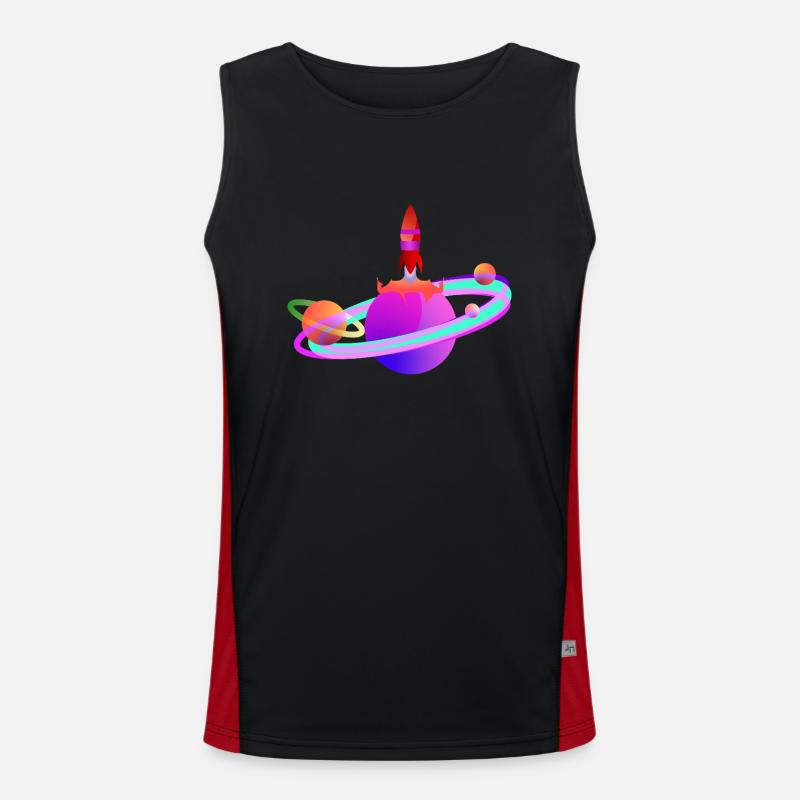 Racket Men's Functional Contrast Tank Top 
