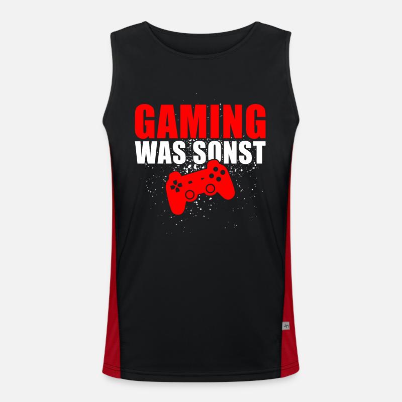 Gaming what else Men's Functional Contrast Tank Top 